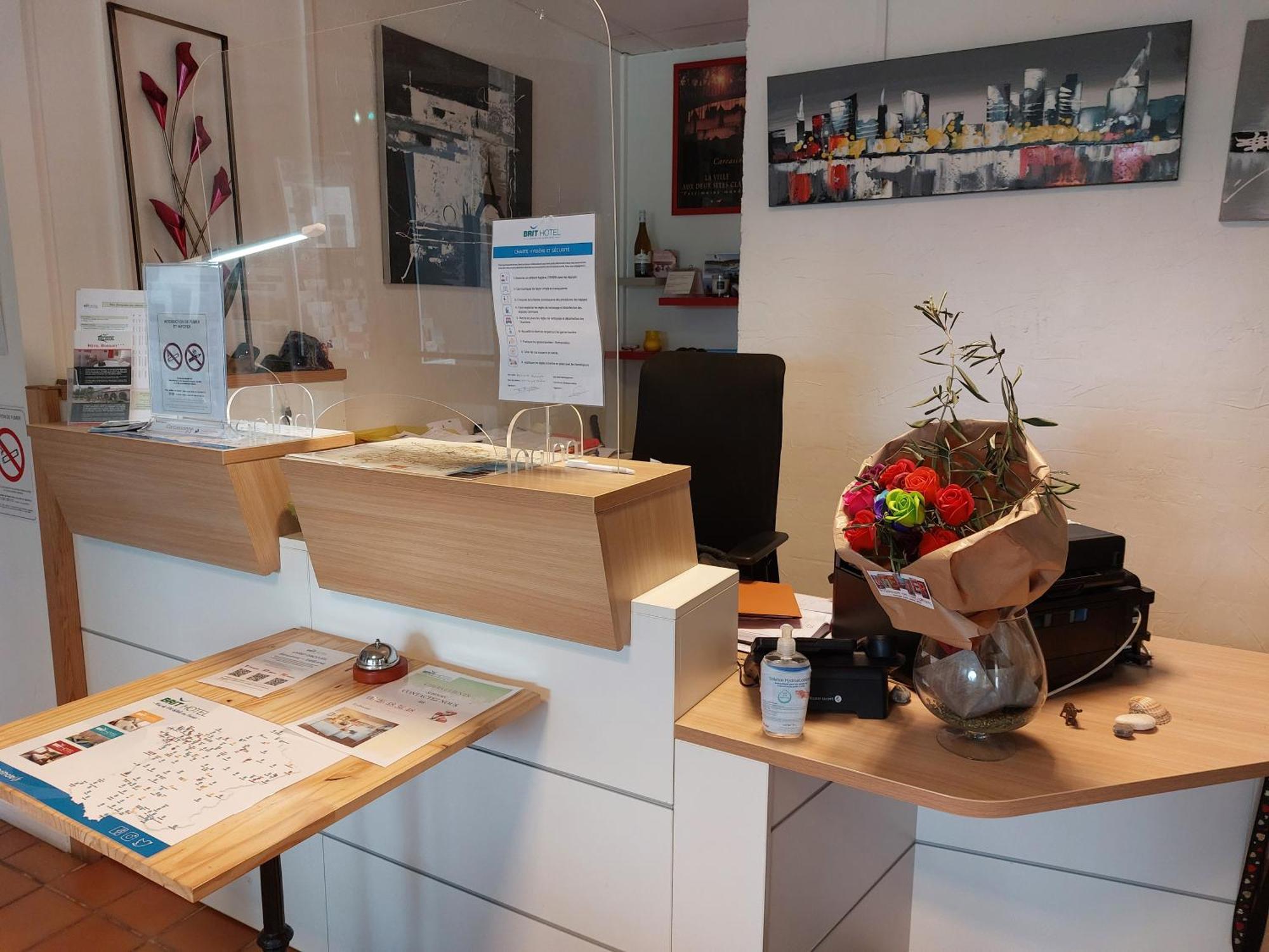 Brit Hotel Bosquet Carcassonne Cite エクステリア 写真